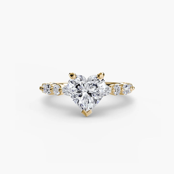 Solitaire with Eternity Pavé 2 Roselle Jewelry