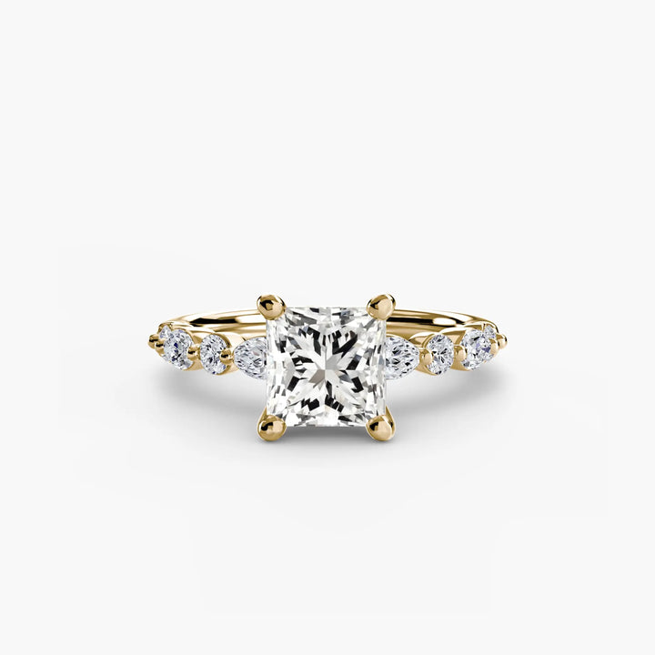 Solitaire with Eternity Pavé 2 Roselle Jewelry