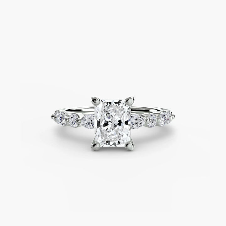 Solitaire with Eternity Pavé 2 Roselle Jewelry