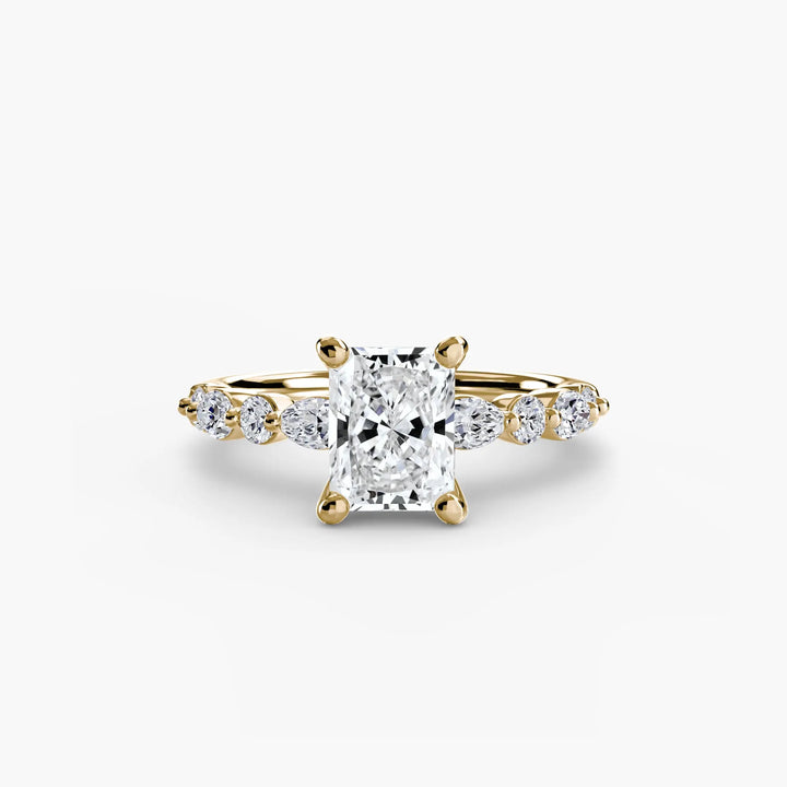 Solitaire with Eternity Pavé 2 Roselle Jewelry