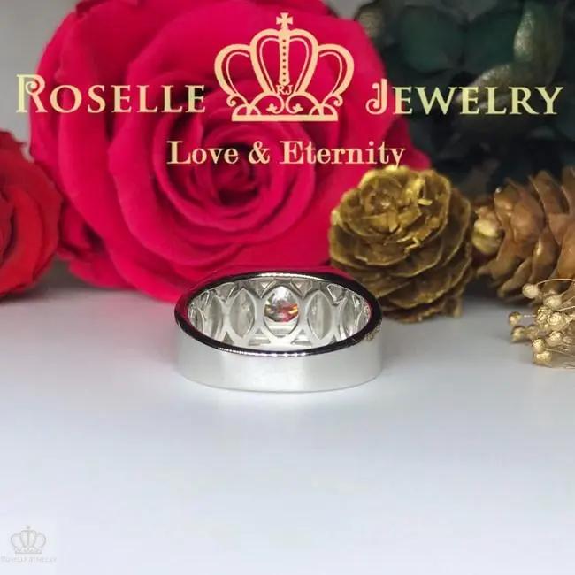 Side Stone Men's Ring - TM1 - Roselle Jewelry