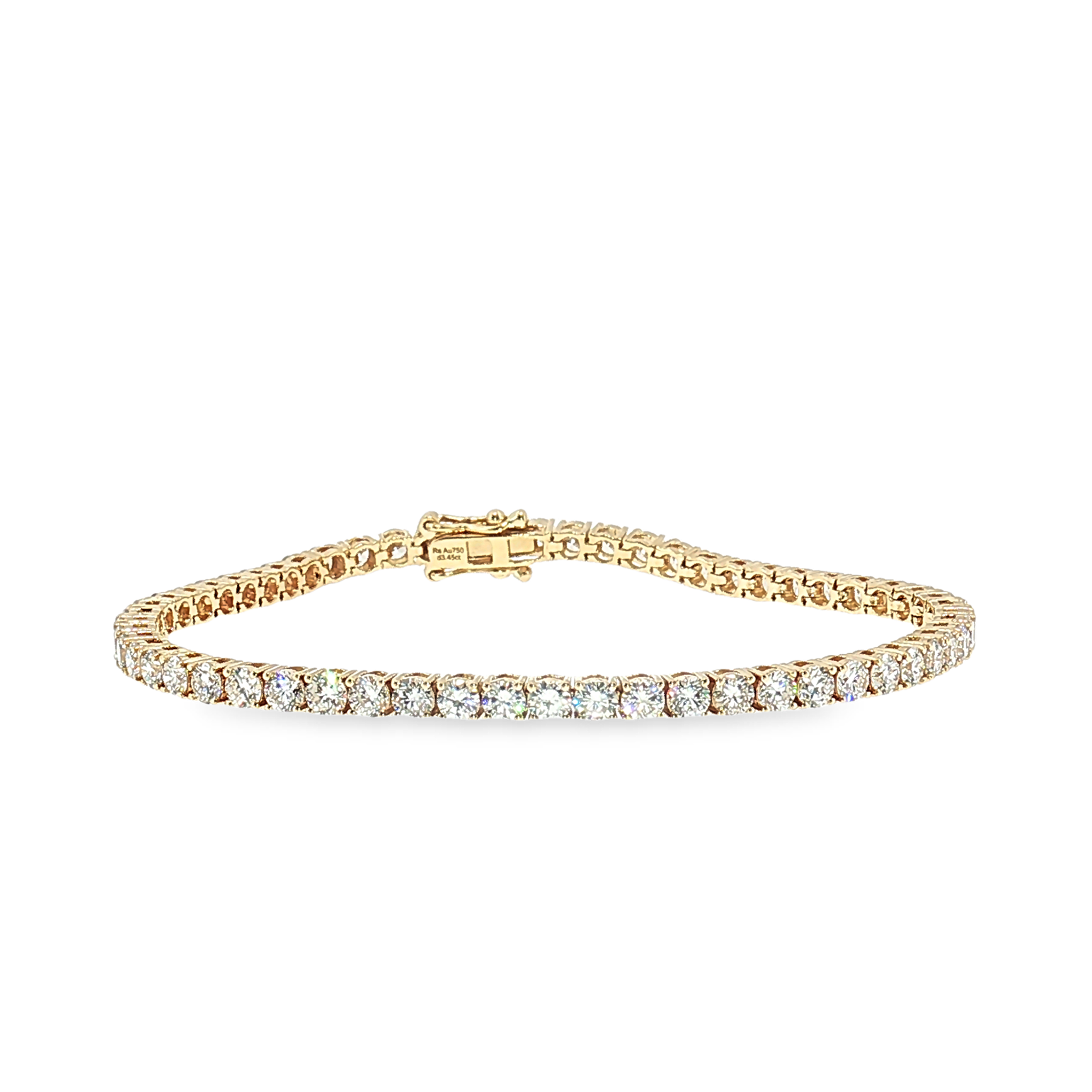 LB003 - 3.40CTW Four Prong Lab Grown Diamond Bracelet