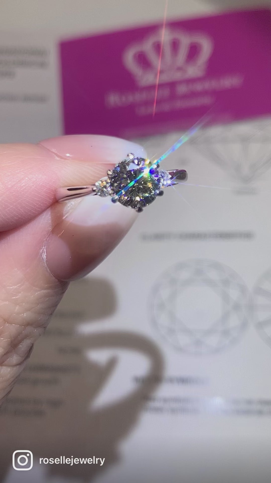 Three Stone Diamond Engagement Ring [Setting Only] - KV16S