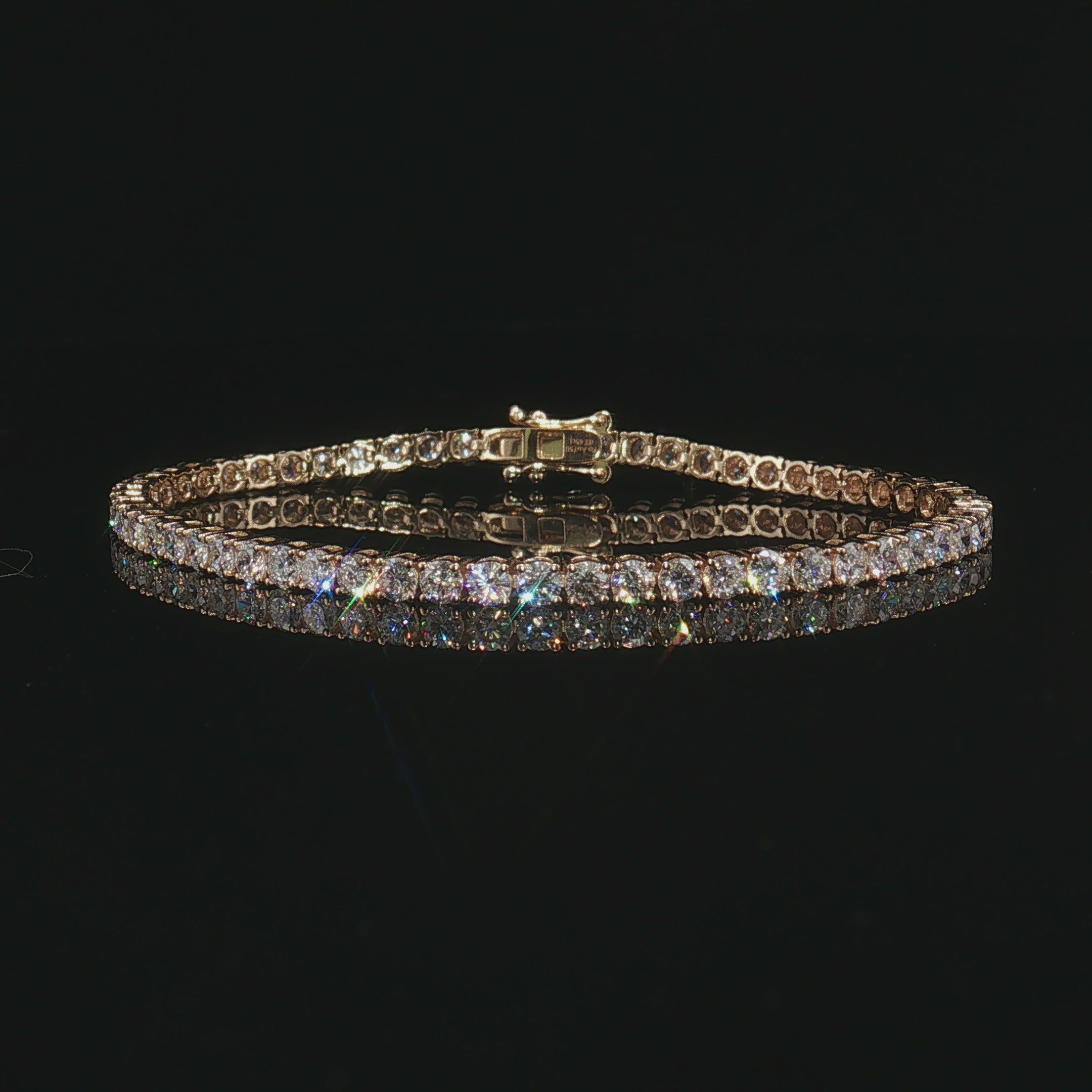 LB003 - 3.40CTW Four Prong Lab Grown Diamond Bracelet