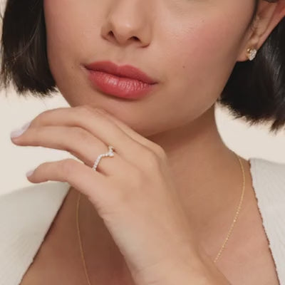 LR114 - Grand Lunette Wedding Band Ring