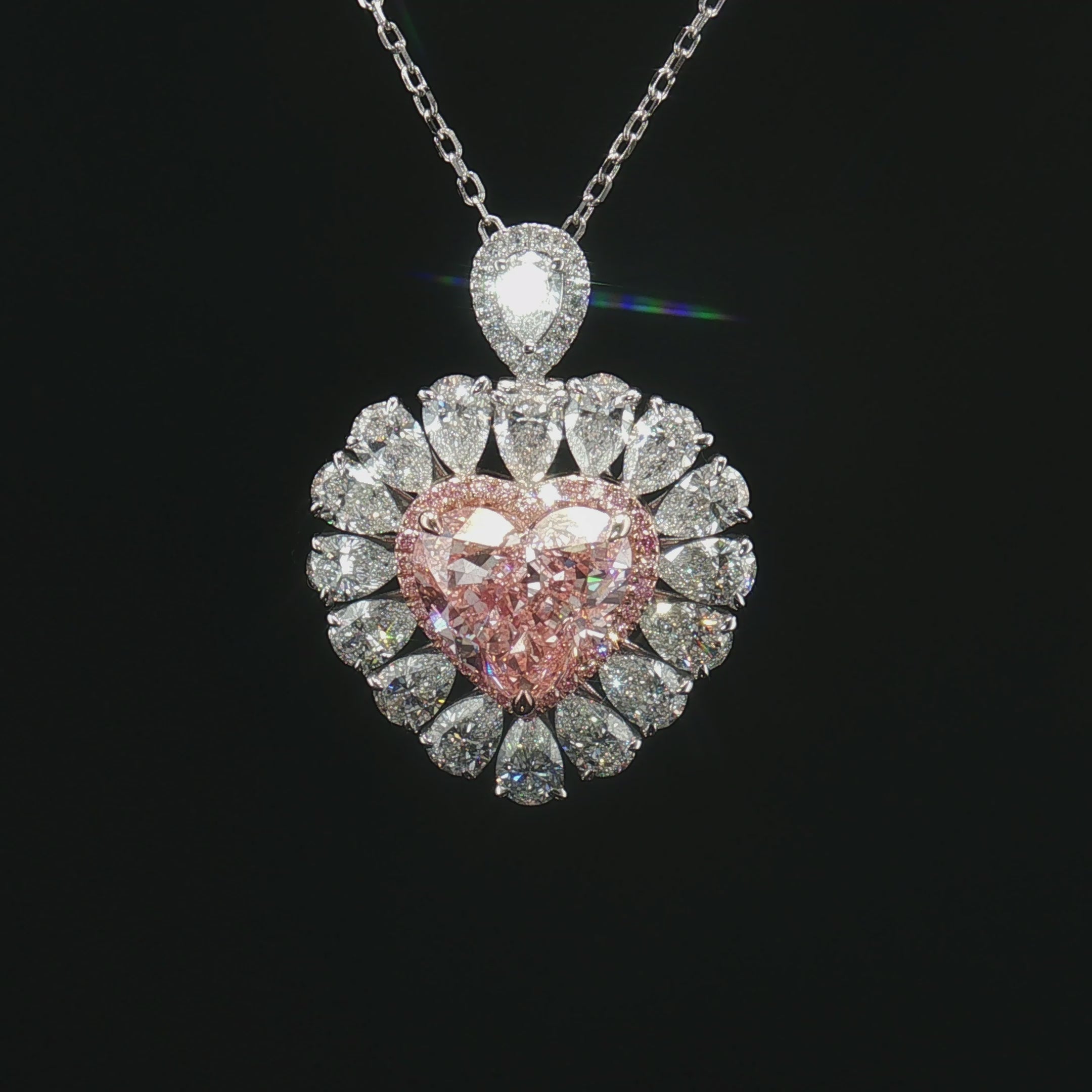 LGV0532 - [Setting Only] Grand Heart Cut Double Halo Engagement Ring