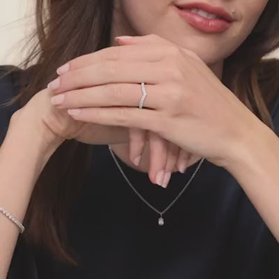 LR42 - Grand Flair 0.41ctw Diamond Wedding Band Ring