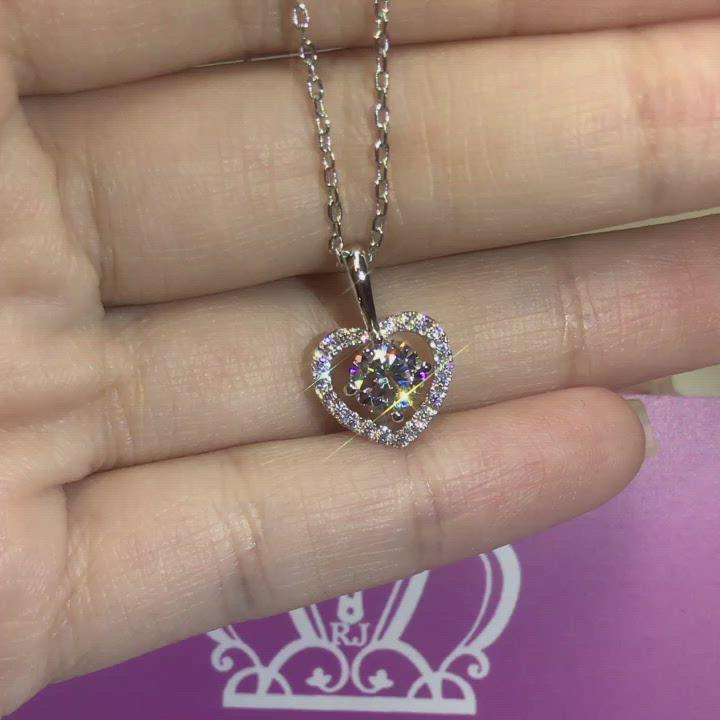 Heart Shape Drop Pendants - C1