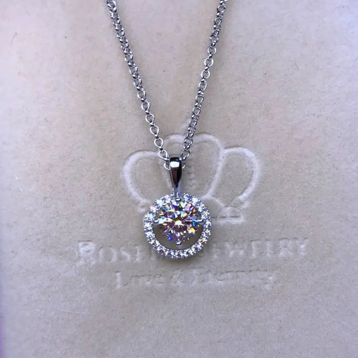 Halo Drop Pendants - C6 - Roselle Jewelry