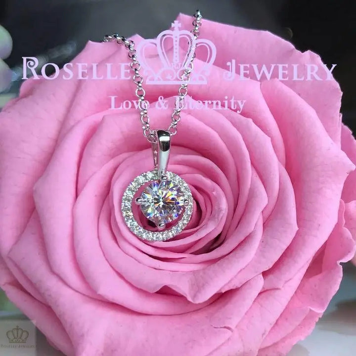 Halo Drop Pendants - C6 - Roselle Jewelry