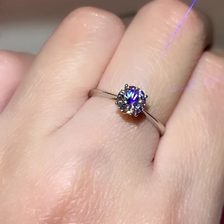 LGR009 - [Setting Only] Four Prong Solitaire Diamond Engagement Ring