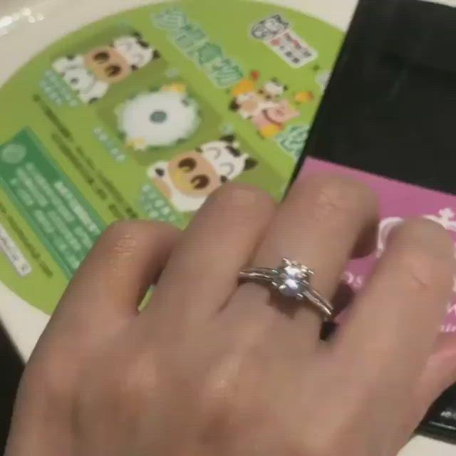 T5 - Four Prong Side Stone Engagement Ring