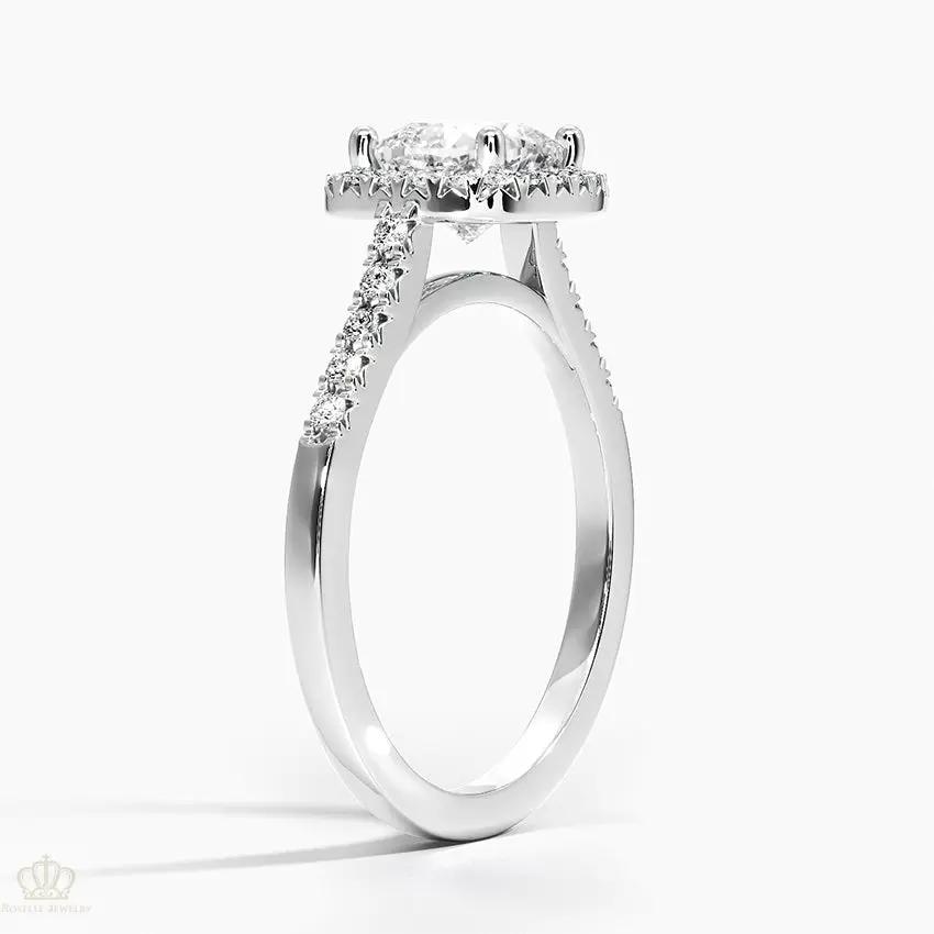 Odessa Halo Diamond Engagement Ring [Setting Only] - EC103 CHARLISA™