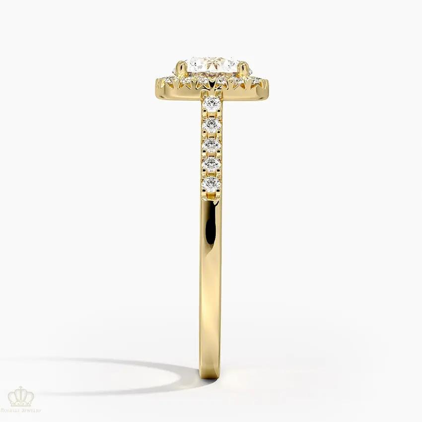 Odessa Halo Diamond Engagement Ring [Setting Only] - EC103 CHARLISA™