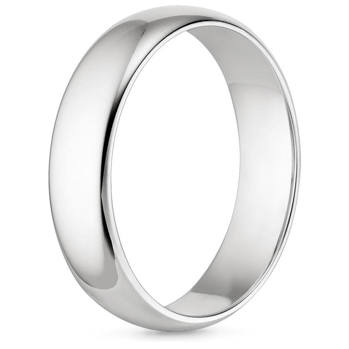 6mm Men's Comfort Fit Wedding Band Rings - NM27 - Roselle Jewelry