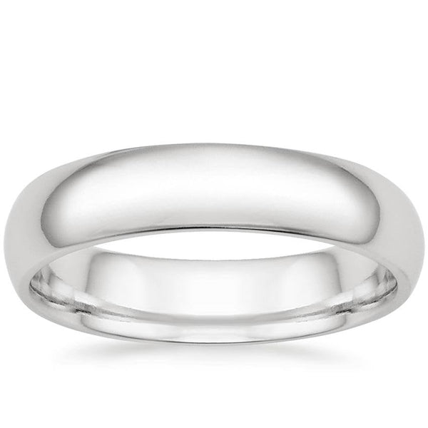 6mm Men's Comfort Fit Wedding Band Rings - NM27 - Roselle Jewelry