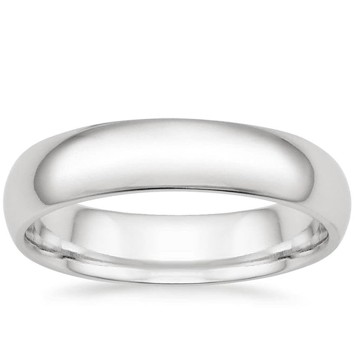 6mm Men's Comfort Fit Wedding Band Rings - NM27 - Roselle Jewelry