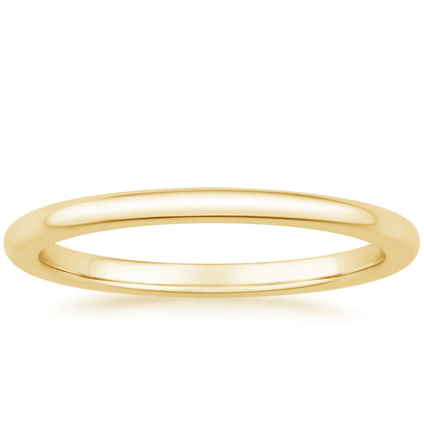 1.5mm Petite Comfort Fit Wedding Ring - WR001 - Roselle Jewelry