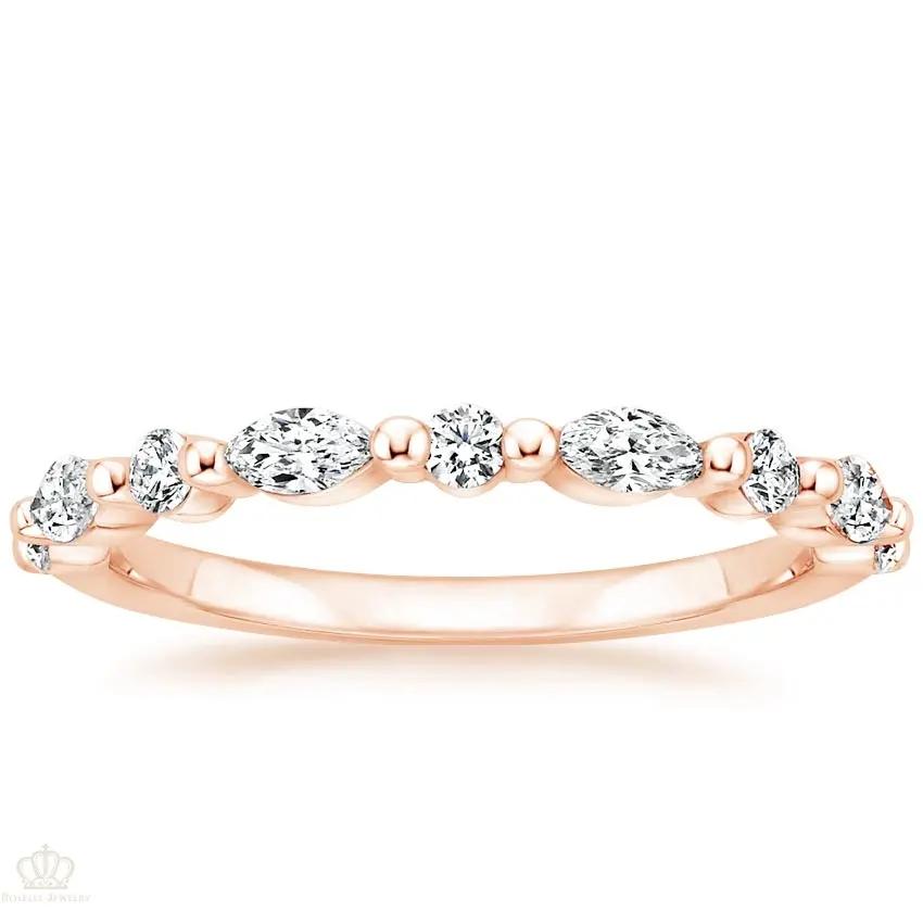 0.38CTW Versailles Wedding Band Ring - LR27 - Roselle Jewelry