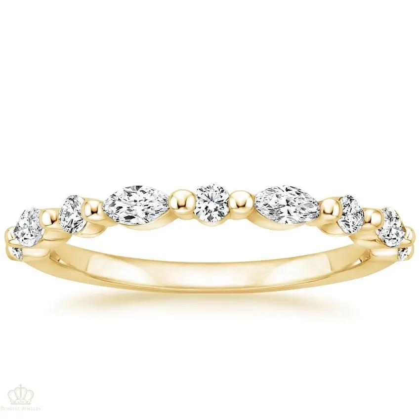 0.38CTW Versailles Wedding Band Ring - LR27 - Roselle Jewelry