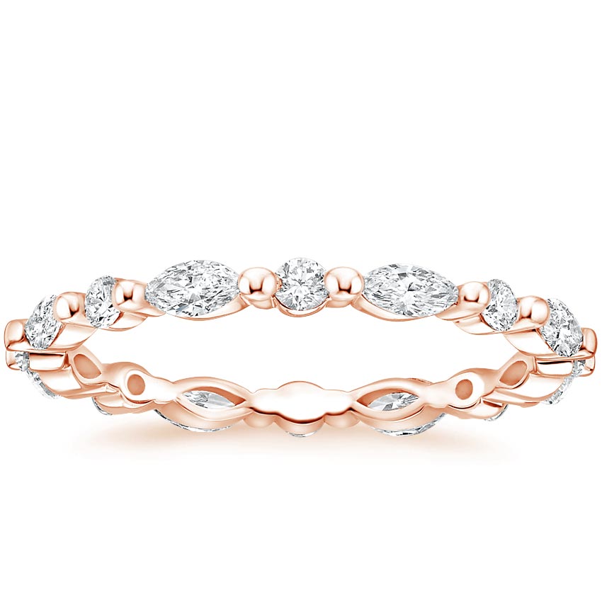 0.70CTW Versailles Eternity Wedding Band Ring - WR006 - Roselle Jewelry