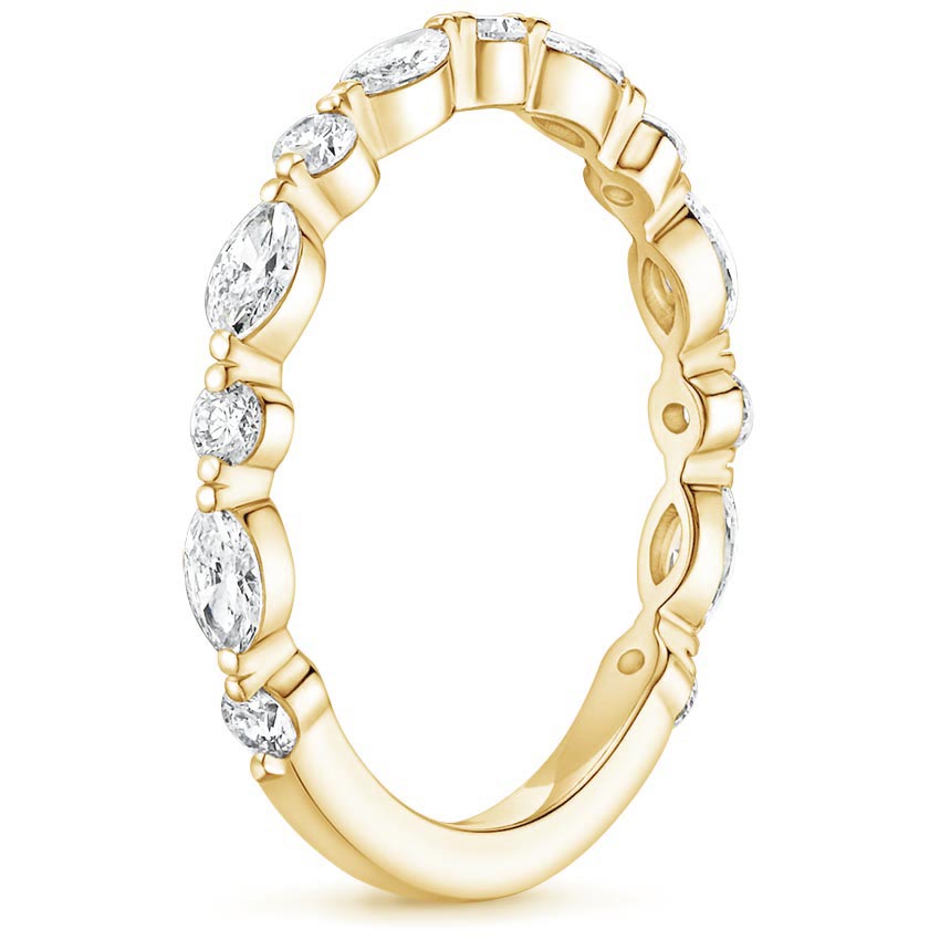 0.50CTW Luxe Versailles Wedding Band Ring - WR005 - Roselle Jewelry