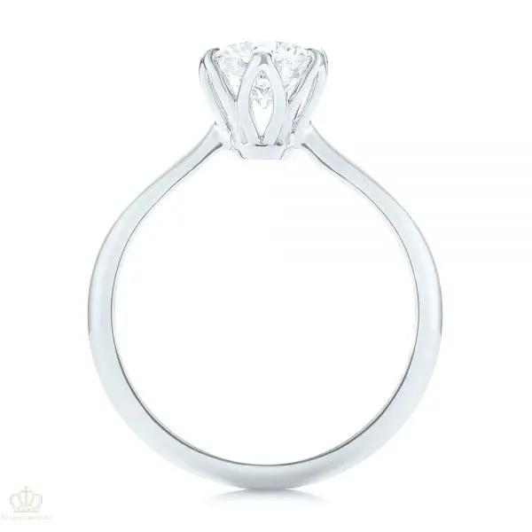 Elegant Solitaire Engagement Ring [Setting Only] - EC001 - Roselle Jewelry
