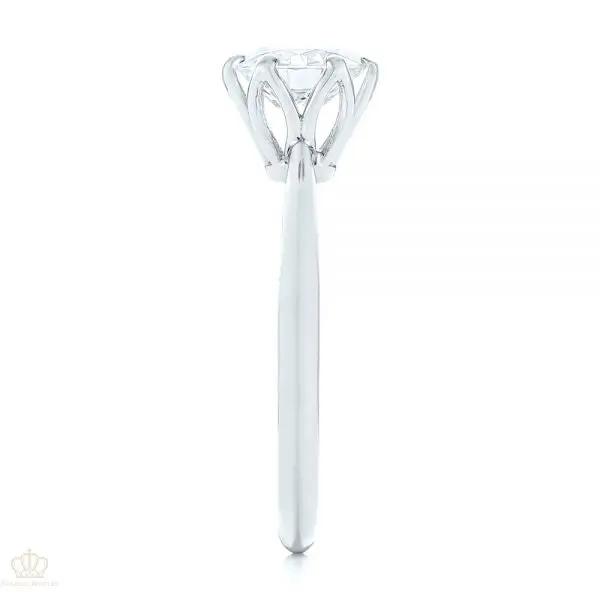 Elegant Solitaire Engagement Ring [Setting Only] - EC001 - Roselle Jewelry