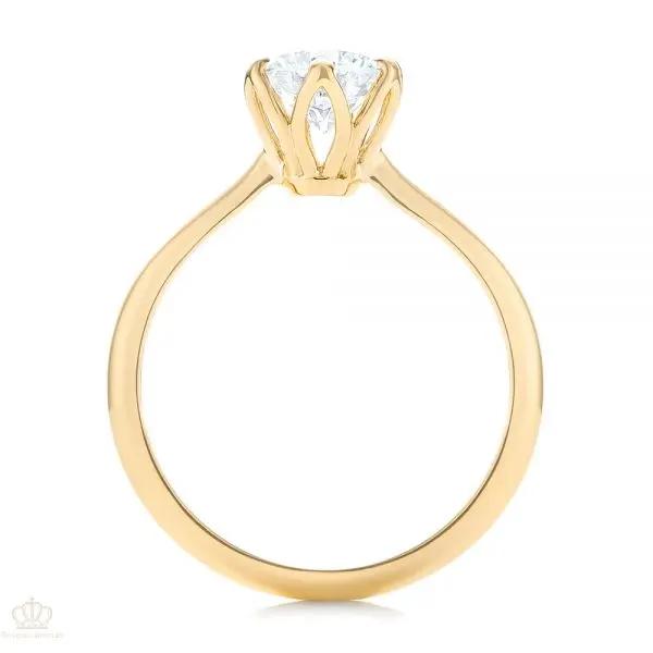 Elegant Solitaire Engagement Ring [Setting Only] - EC001 - Roselle Jewelry