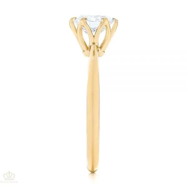 Elegant Solitaire Engagement Ring [Setting Only] - EC001 - Roselle Jewelry