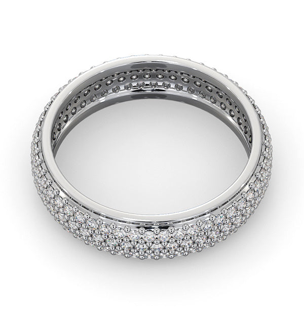 Mens 1 CTW Diamond Eternity Dress Ring - SM002 - Roselle Jewelry