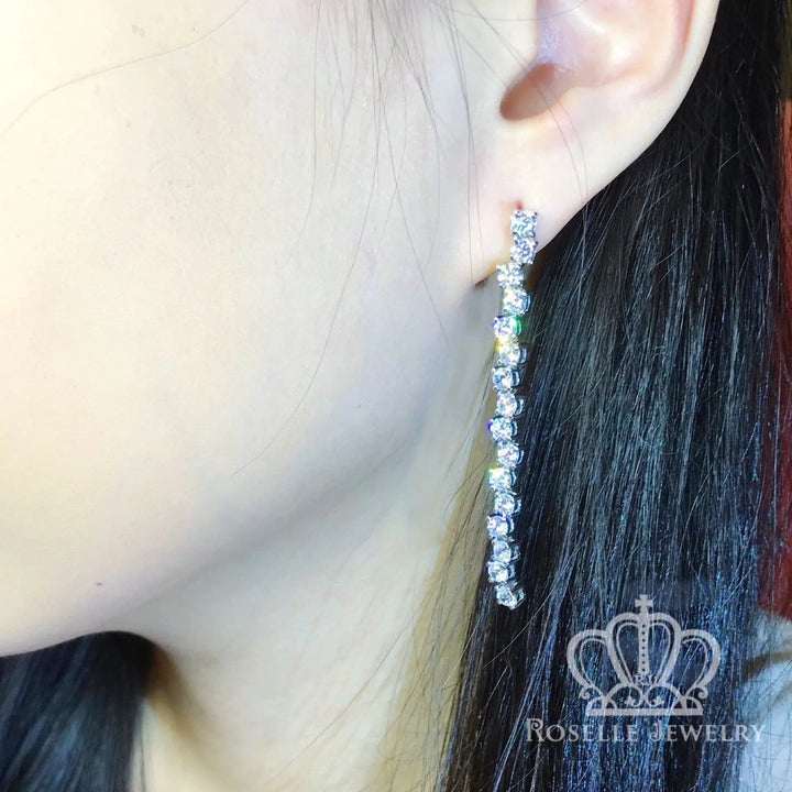 Cascade Drop Earrings - VE4 - Roselle Jewelry