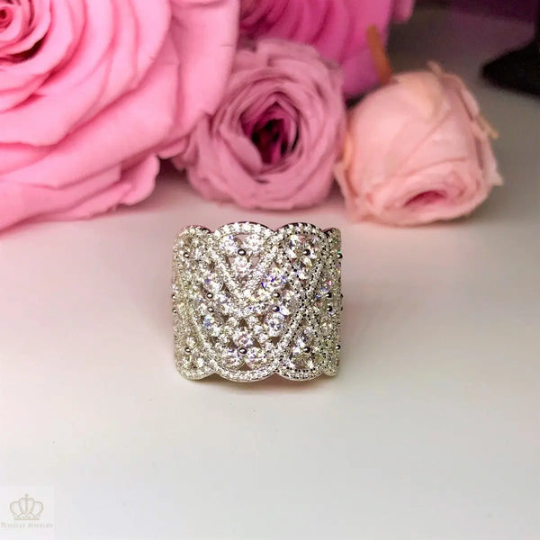 Lace Floral Fasion Rings - BA39 - Roselle Jewelry