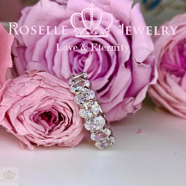 Oval Eternity Wedding Ring - BH4 - Roselle Jewelry