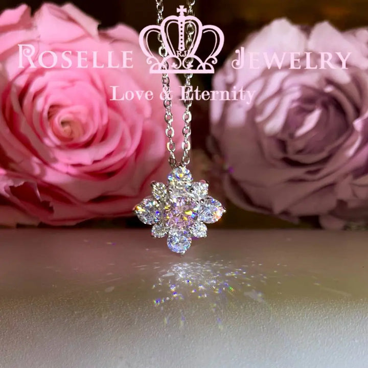 Floral Drop Pendants - CR4 - Roselle Jewelry