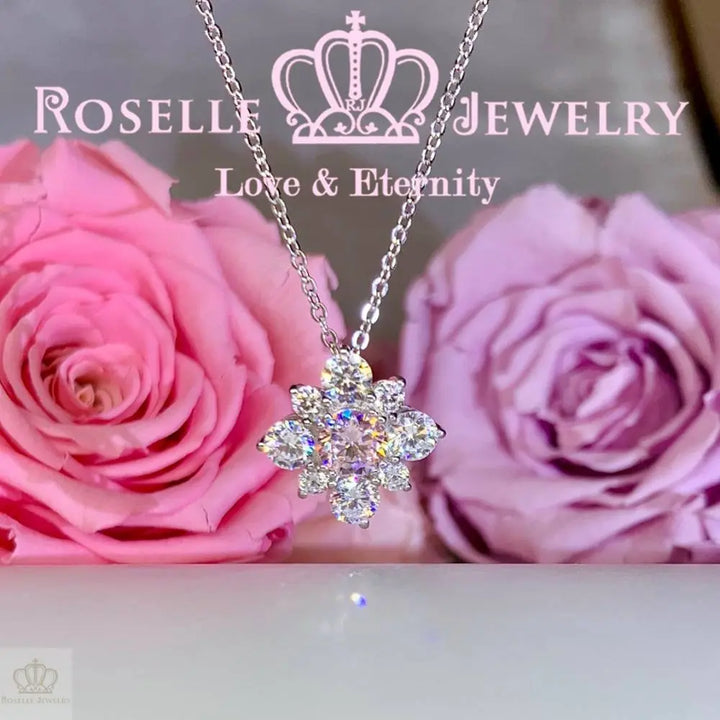 Floral Drop Pendants - CR4 - Roselle Jewelry