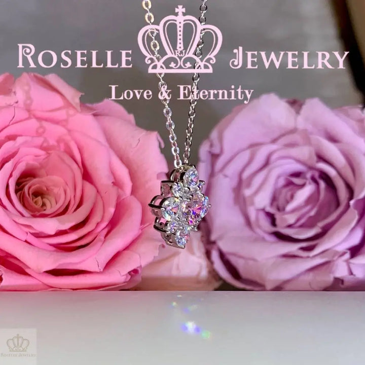 Floral Drop Pendants - CR4 - Roselle Jewelry