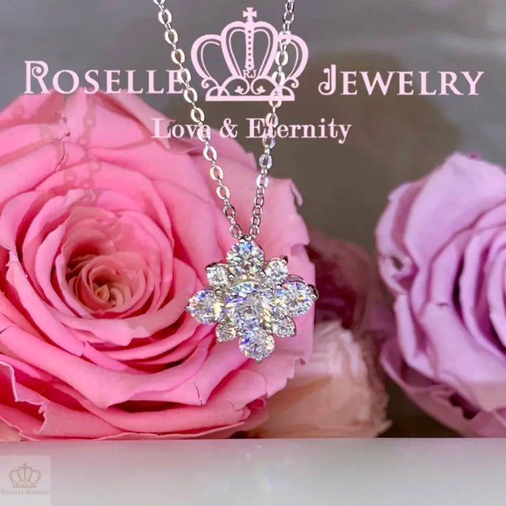 Floral Drop Pendants - CR4 - Roselle Jewelry