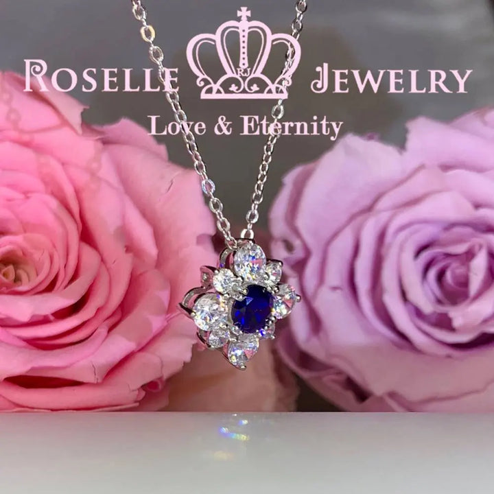 Floral Drop Pendants - CR4 - Roselle Jewelry