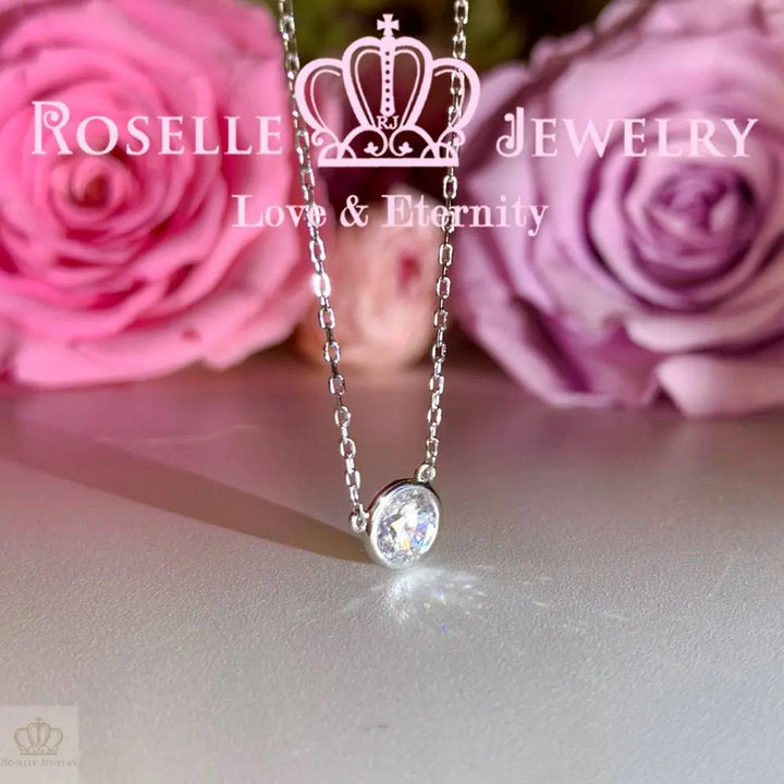 Bezel Solitaire Pendants - CB2 - Roselle Jewelry