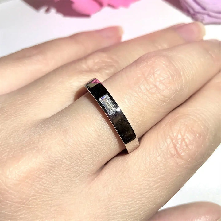 Emerald Cut Men's Ring - NM3 - Roselle Jewelry