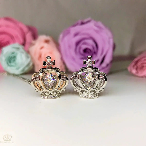 Crown Dancing Stone Pendants - CD7 - Roselle Jewelry