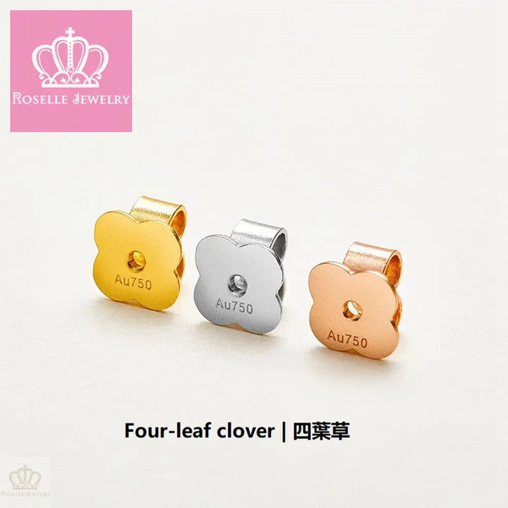18K Gold Earring Earplug - JEA1 - Roselle Jewelry