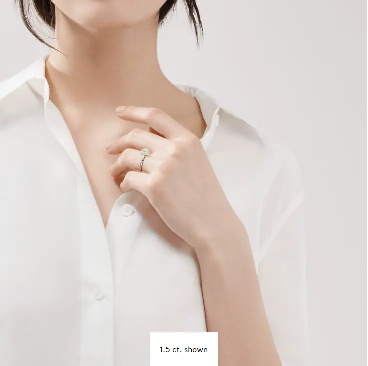 Four Prong Solitaire Round Brilliant Engagement Ring [Setting Only] - EC005 - Roselle Jewelry