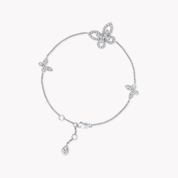 Cutout Butterfly Mini Diamond Bracelet [pre order] - SB001 - Roselle Jewelry