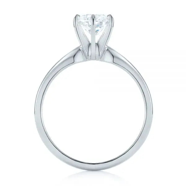 Six Prong Diamond Engagement Ring [Setting Only] - EC045 - Roselle Jewelry
