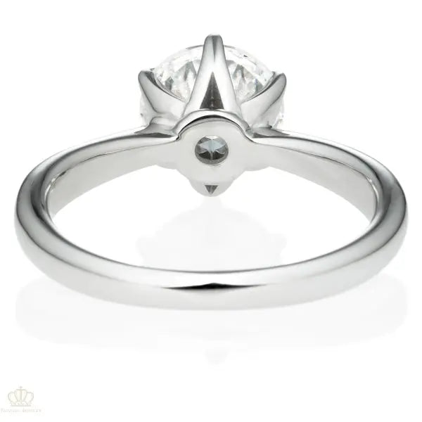 Six Prong Round Brilliant Engagement Ring [Setting Only] - EC016 - Roselle Jewelry