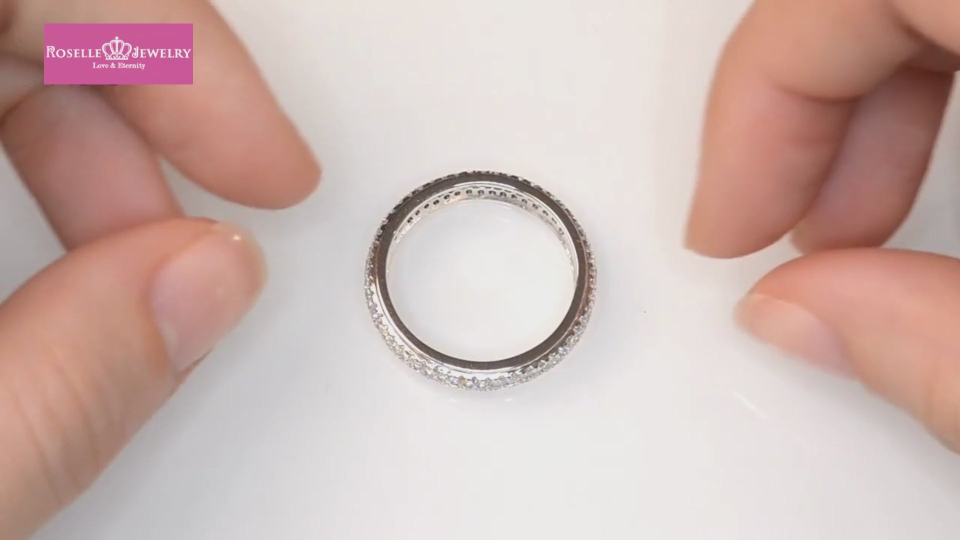 Mens 1 CTW Diamond Eternity Dress Ring - SM002
