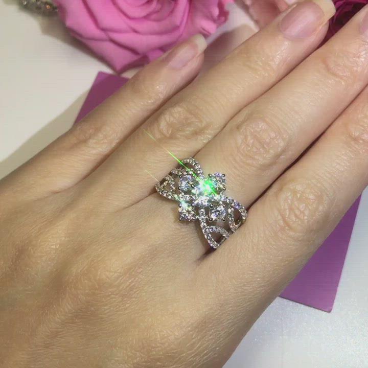 BA13 - Floral Fashion Ring