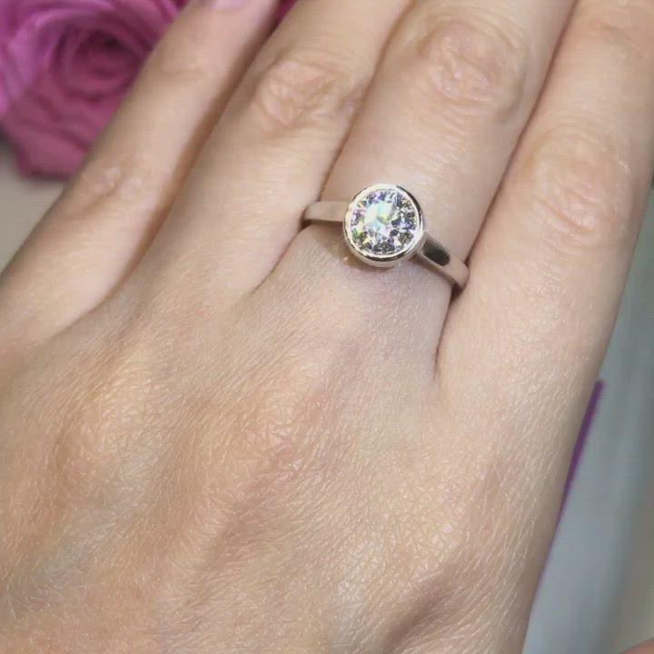 NT13 - Bezel Setting Engagement Ring